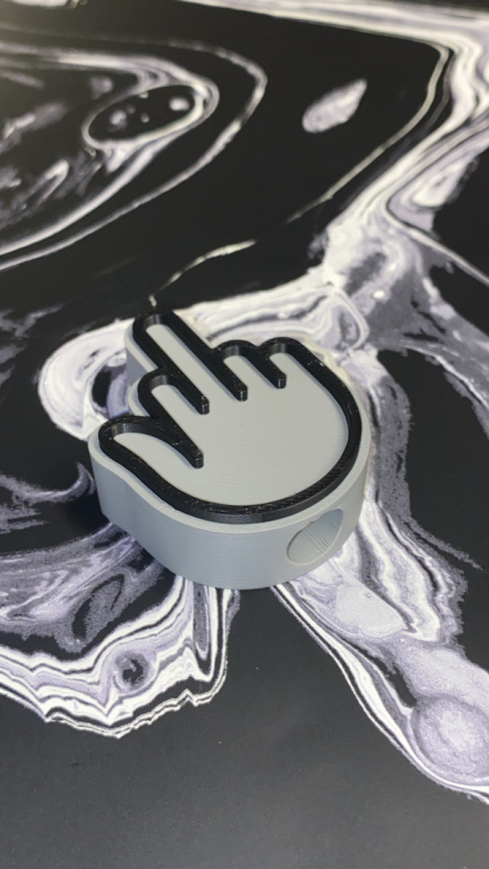 Middle Finger Cup Topper (Read Description)