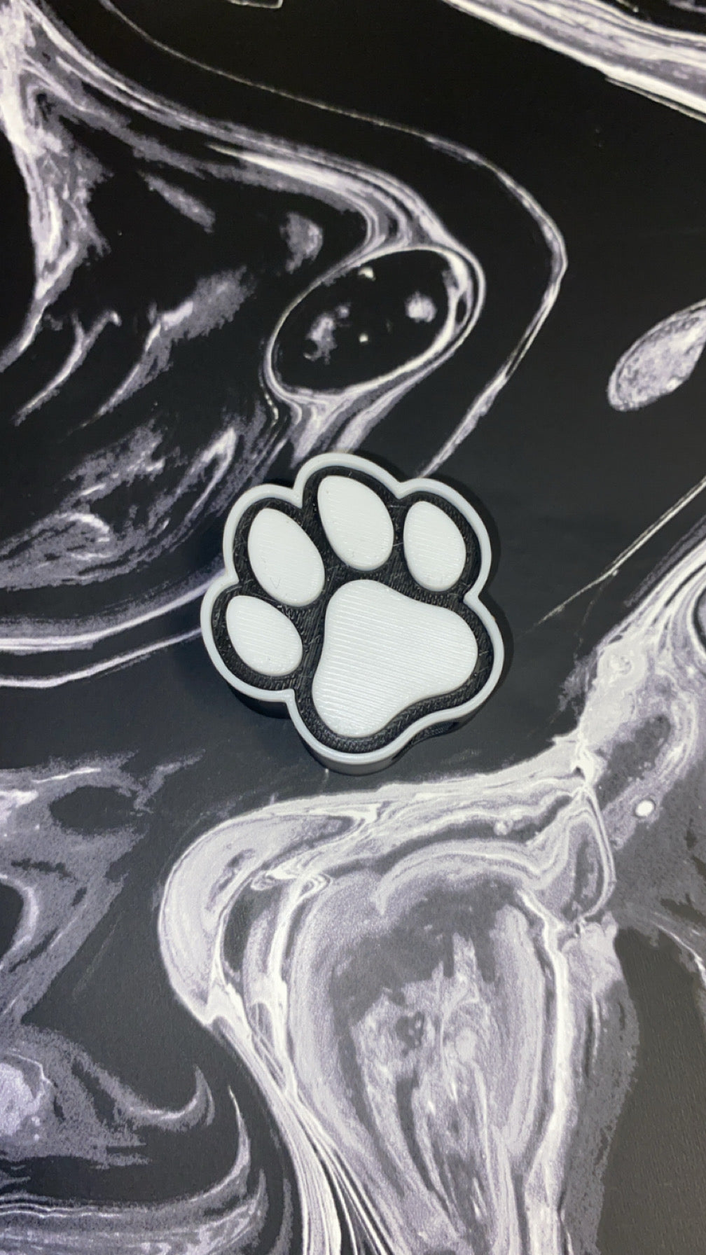 Dog Paw Cup Topper (Read Description)