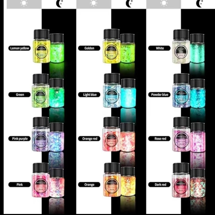 Glow In The Dark Glitter / Powder Add On