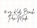 10 oz Plastic Beach Kids Pre - Made Cup